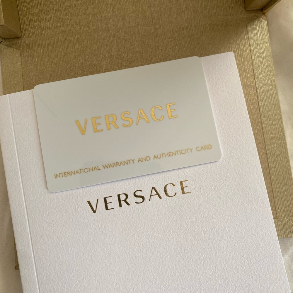 Versace Palazzo Empire black gold Stainless Steel Men's Watch NEW - Picture 10 of 12